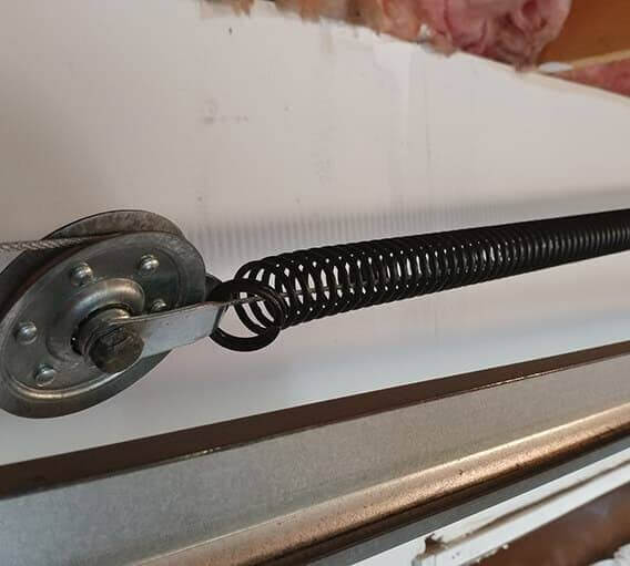 Extension garage door spring