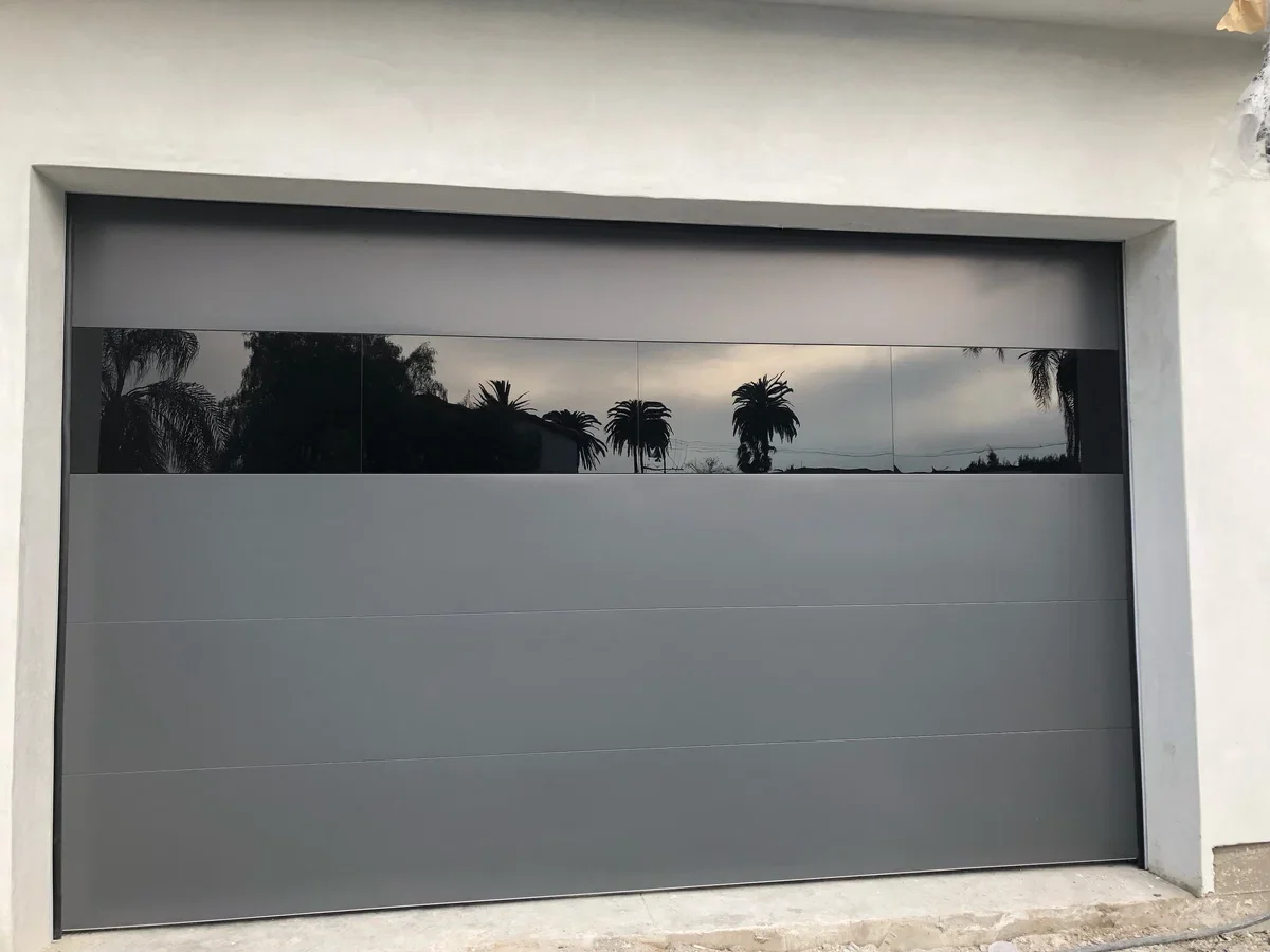 Modern garage door installation in Denver
