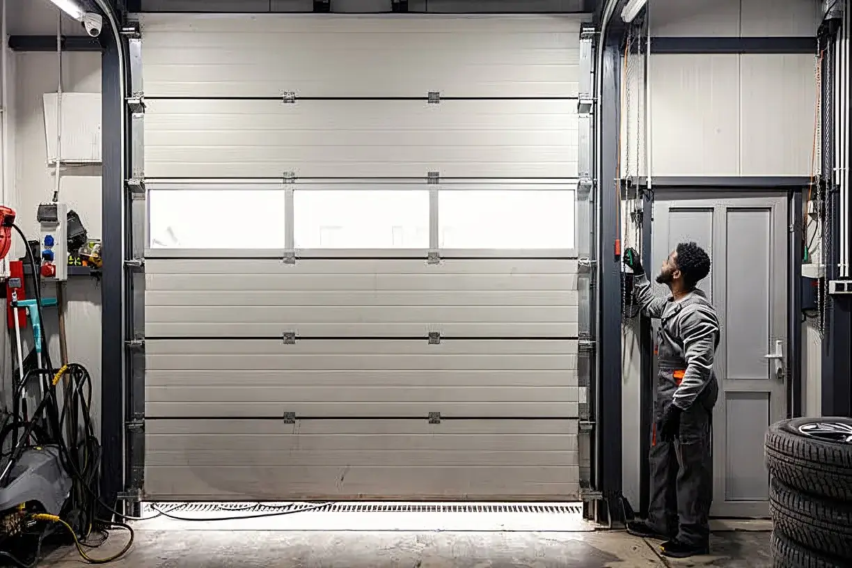 Residential garage door installation services