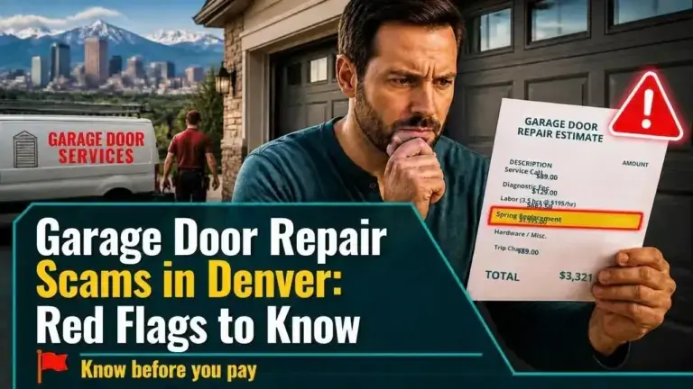 Garage Door Repair Scams Red Flags
