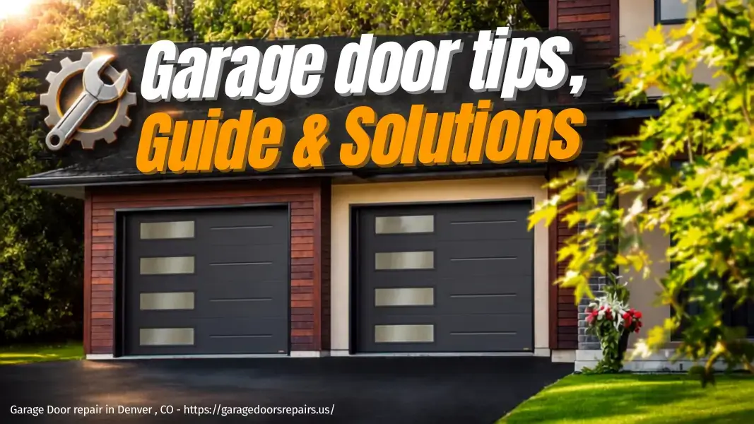 Garage door tips and guides for Denver homeowners