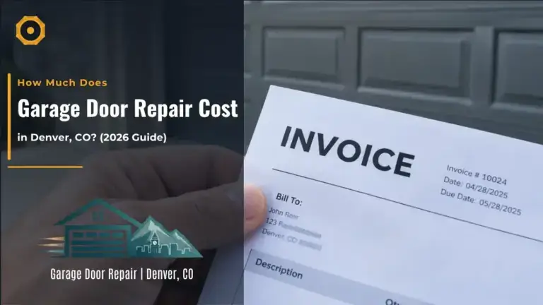 Garage door repair cost in Denver, CO
