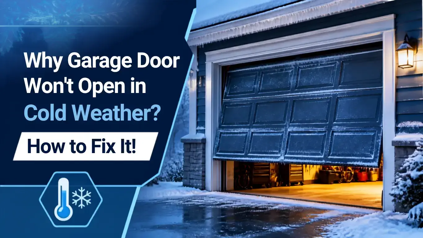 Garage door won't open in Denver's cold weather