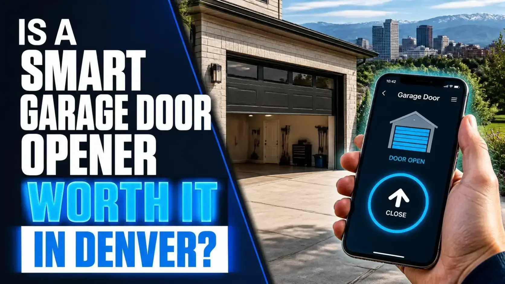 smart garage door opener usage